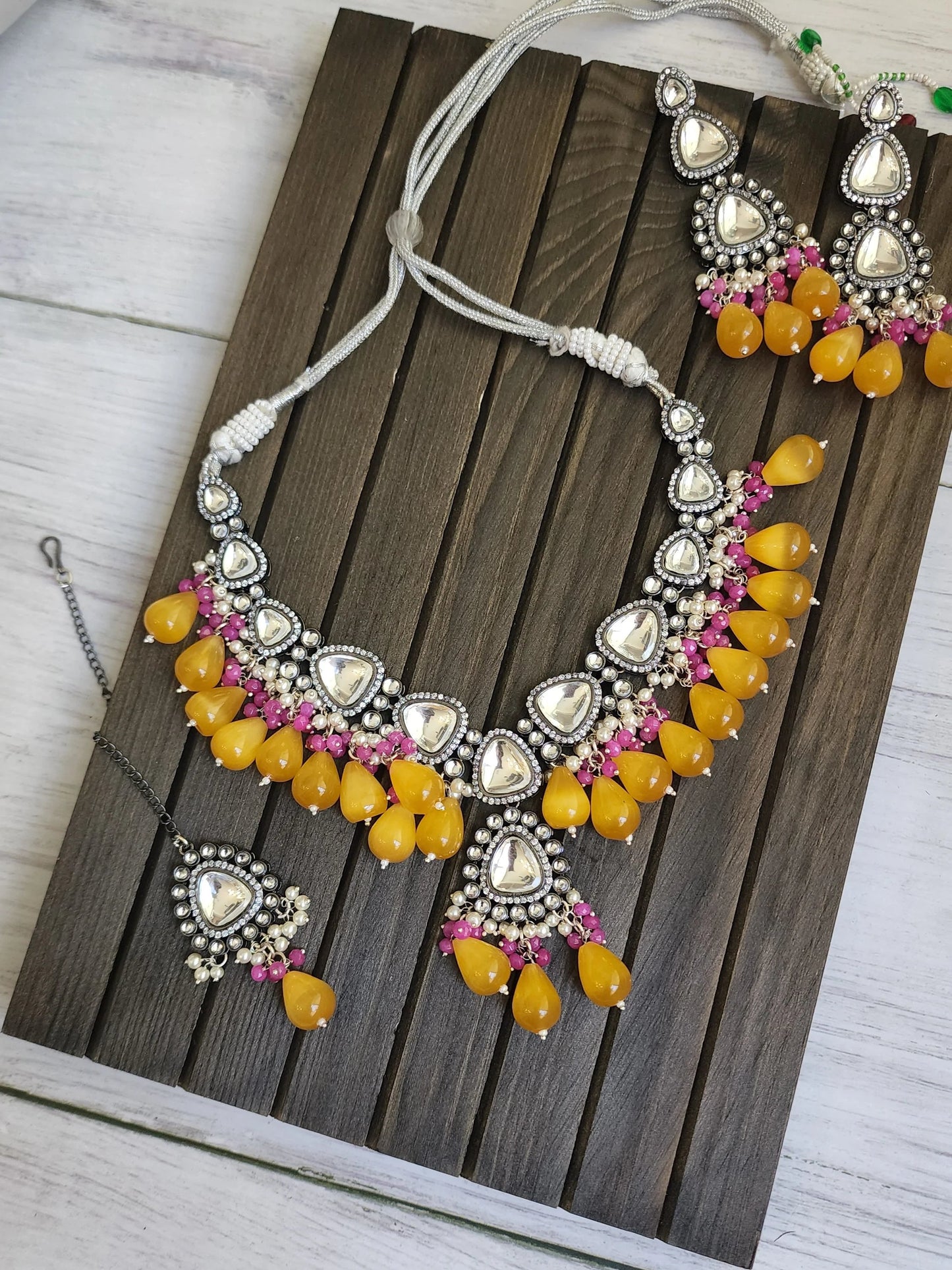 Ridhi kundan necklace set