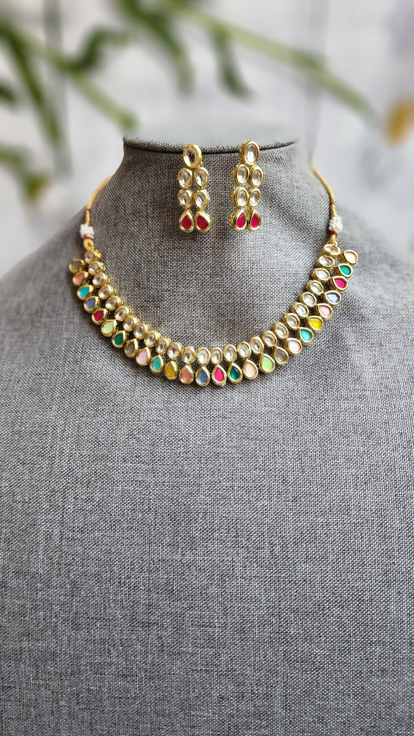 Ridhi kundan necklace set