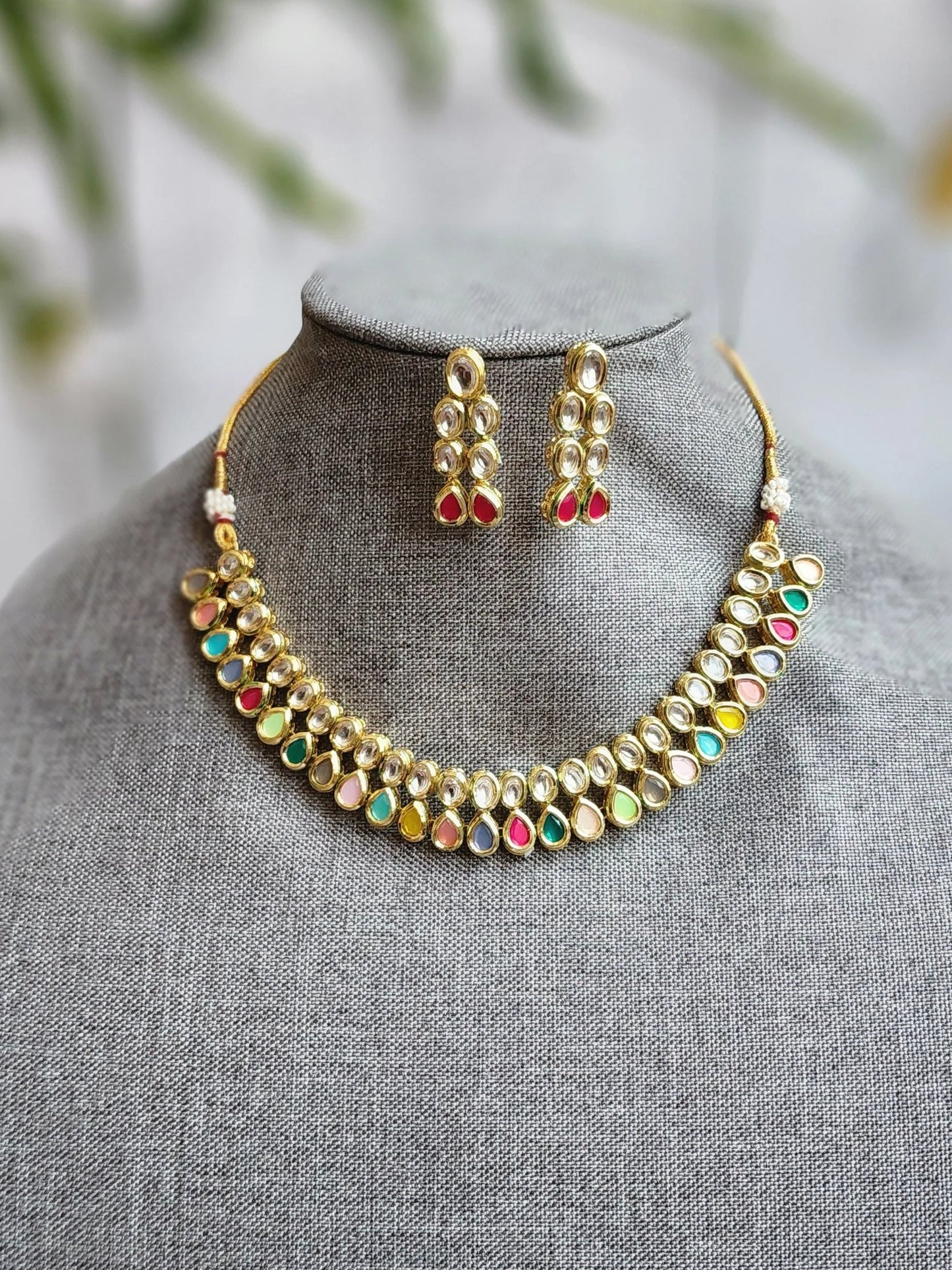 Ridhi kundan necklace set