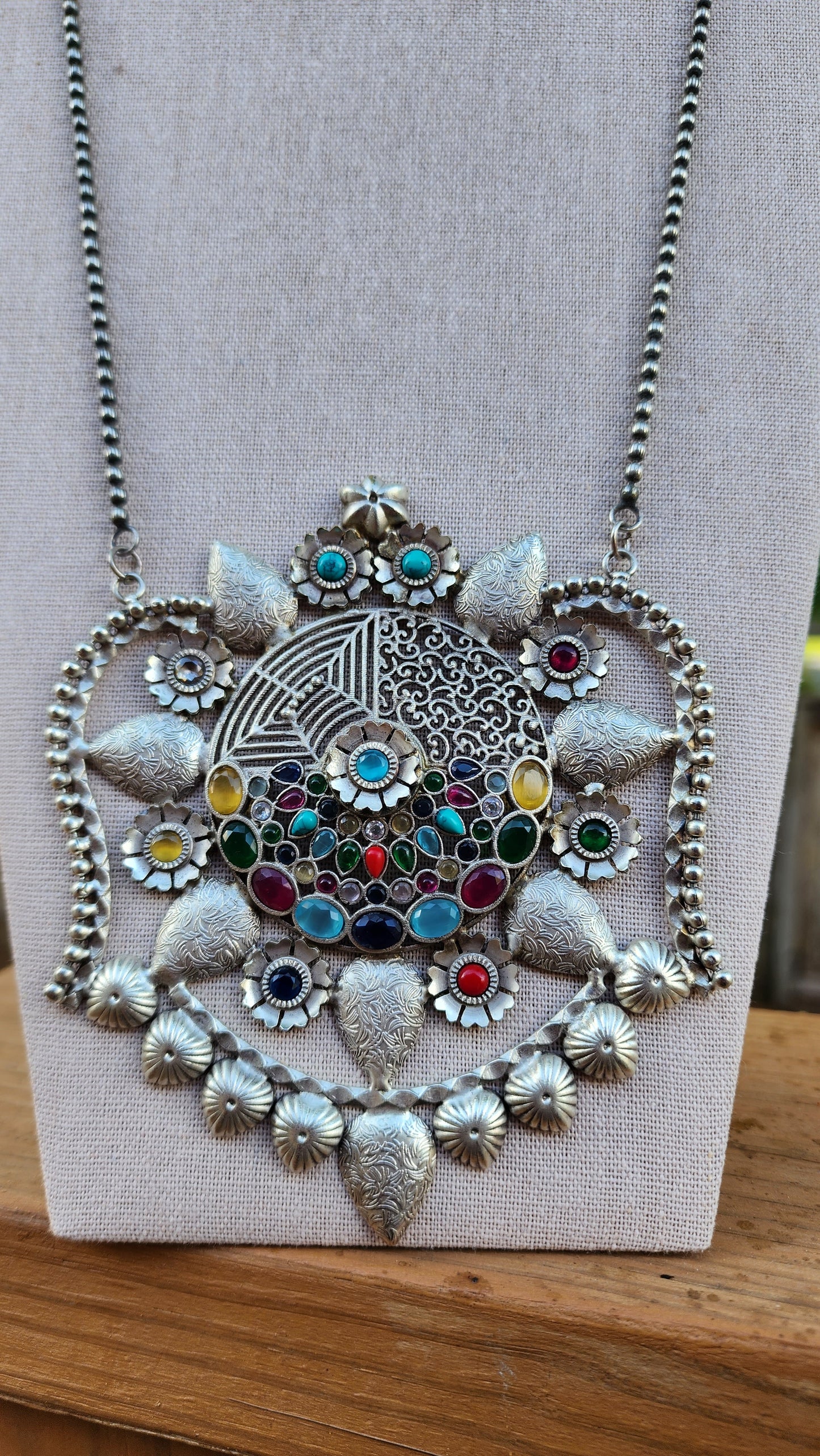 Alia 3 fusion pendant necklace