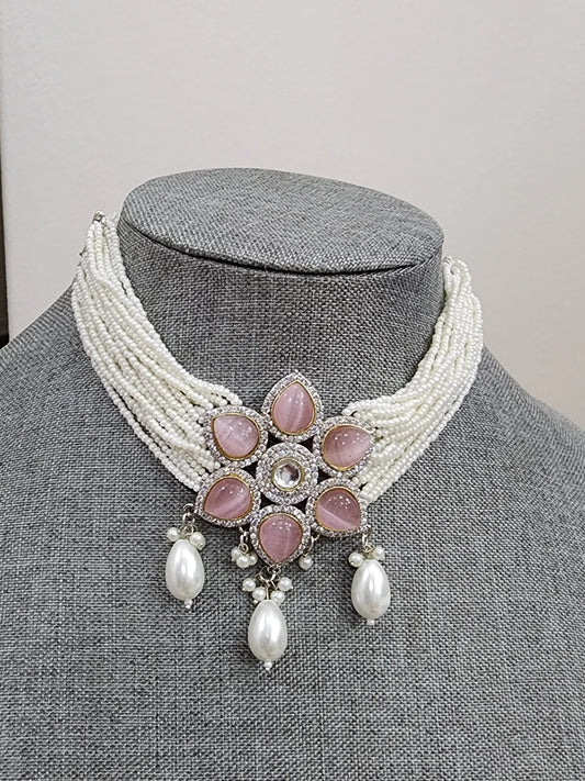 Aanshi kundan choker necklace