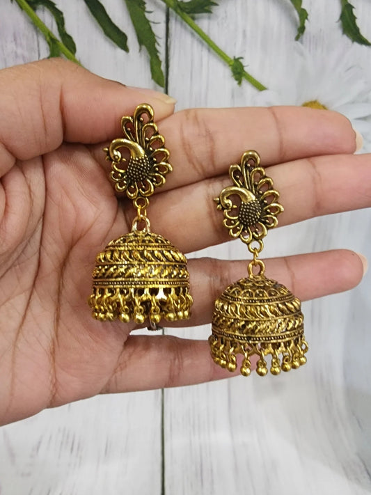 Antique gold earrings