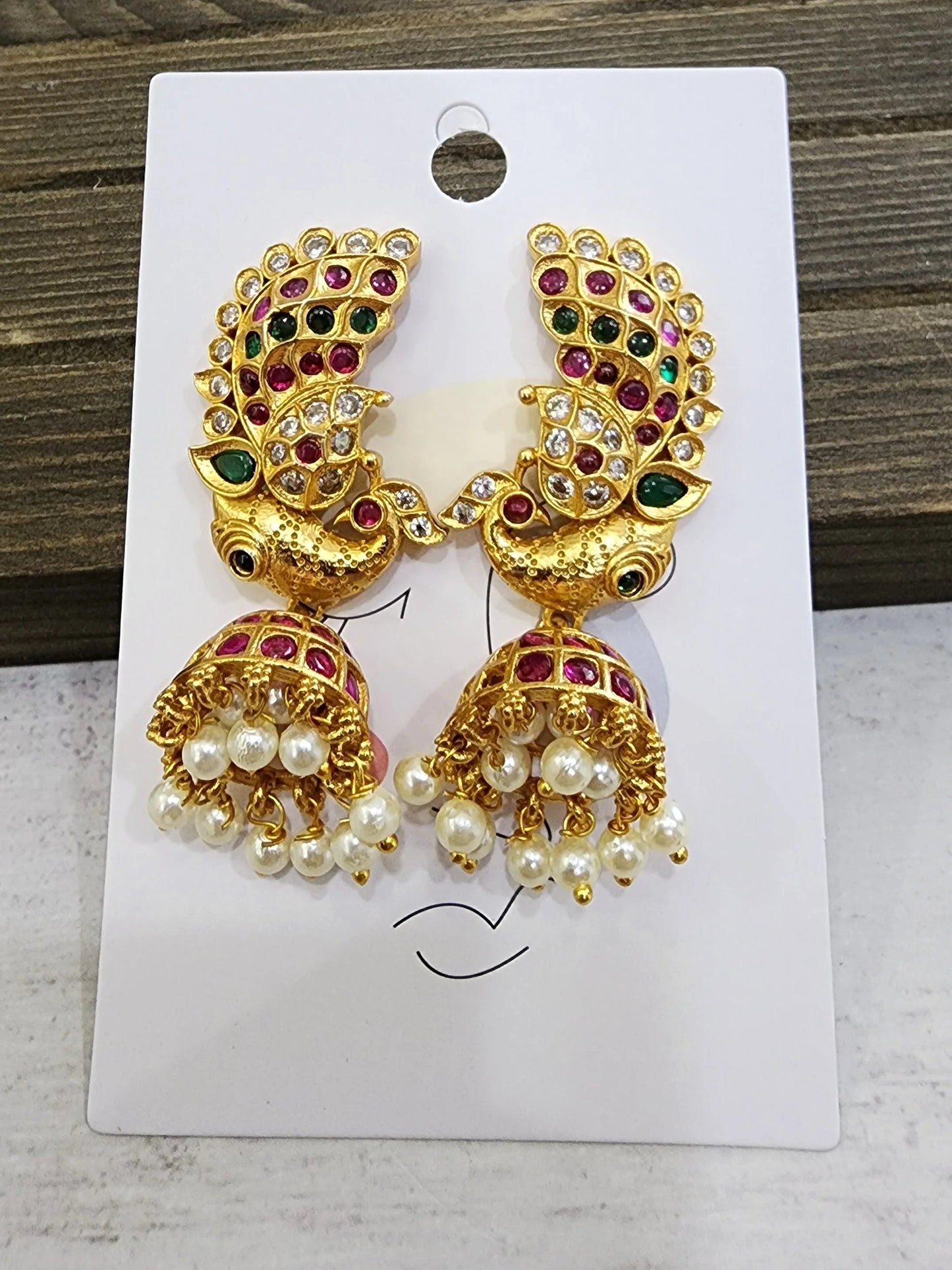 Bramara jhumka earrings