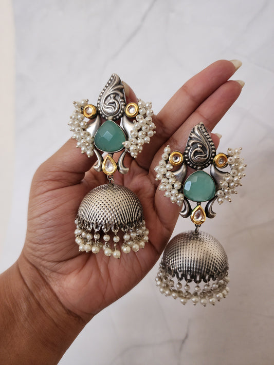 Leah jhumka earrings