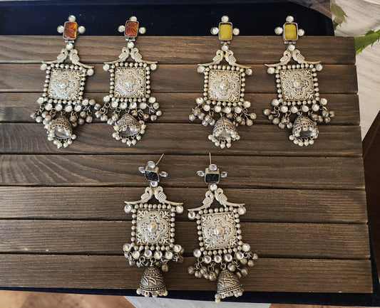 Leah jhumka earrings