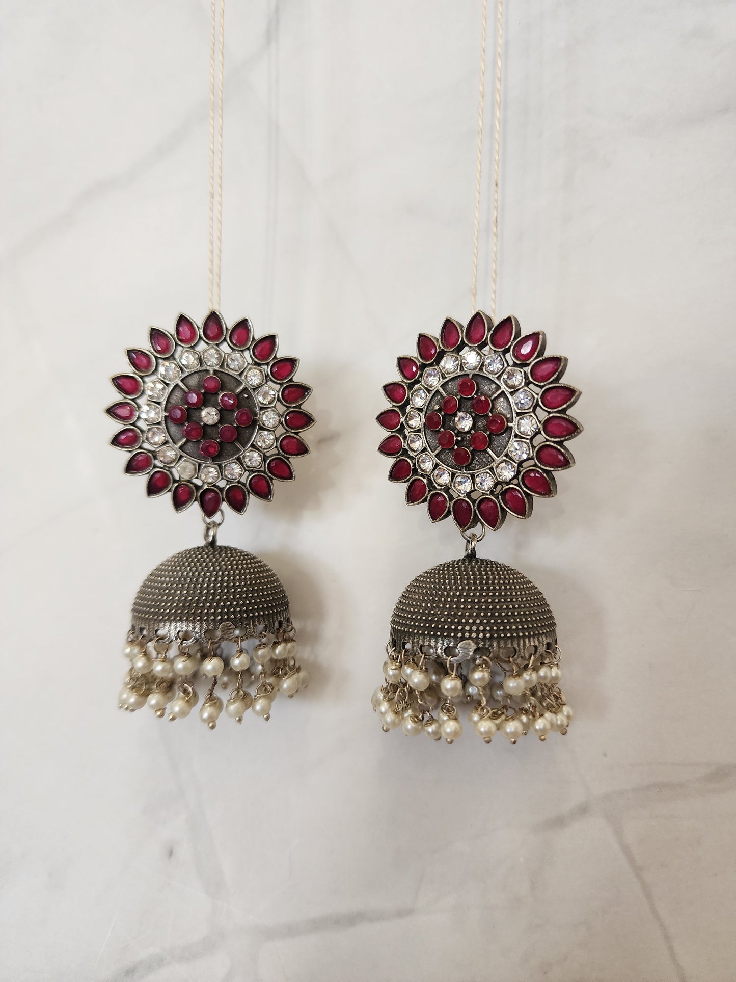 Leah jhumka earrings