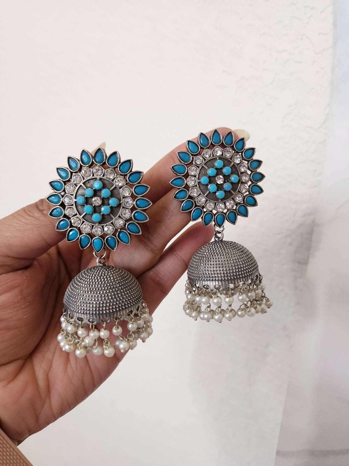 Leah jhumka earrings